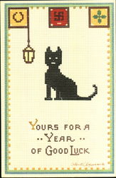 Yours For A Year Of Good Luck Postcard