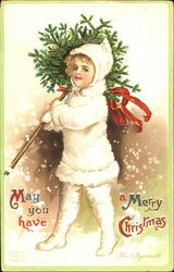 May You Have A Merry Christmas Postcard