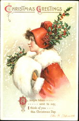 Christmas Greetings Postcard