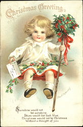 Christmas Greeting Postcard