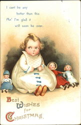 Best Wishes For Christmas Postcard