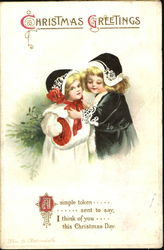 Christmas Greetings Postcard