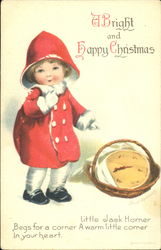 A Bright And Happy Christmas Children Postcard Postcard