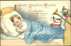 Hearty Christmas Wishes Postcard