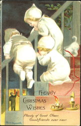 Hearty Christmas Wishes Postcard