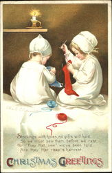 Christmas Greetings Postcard