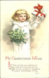 My Christmas Wish Children Postcard Postcard