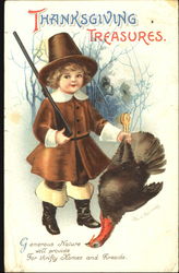 Thanksgiving Treasures Postcard