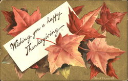 Wishing You A Happy Thanksgiving Postcard