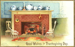 Good Wishes For Thanksgiving Day Postcard