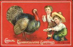 Cordial Thanksgiving Greetings Postcard