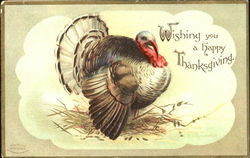 Wishing You A Happy Thanksgiving Postcard