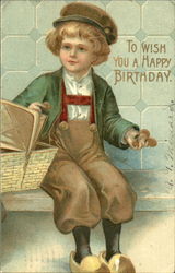 To Wish You A Happy Birthday Postcard