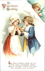 St. Valentine's Greeting Postcard