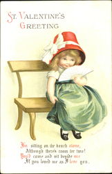 St. Valentine's Greeting Postcard