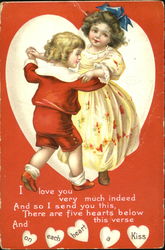 Children Dancing Postcard