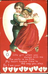 Children Dancing Postcard