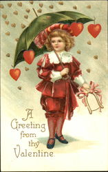 A Greeting Form Thy Valentine Postcard