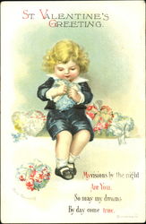 St. Valentine's Greeting Postcard