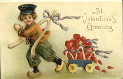 St. Valentine Greeting Postcard