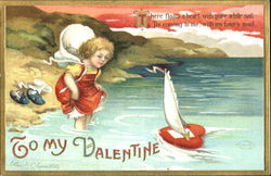 To My Valentine Postcard