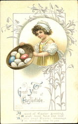 To Greet You At Eastertide Postcard