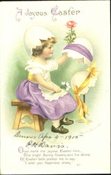 A Joyous Easter Postcard