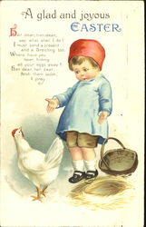 A Glad And Joyous Easter Postcard