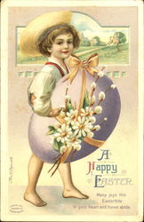 A Happy Easter Postcard