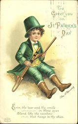 To Greet You On St. Patrick's Day Postcard