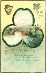 To Greet You On St. Patrick's Day Postcard Postcard