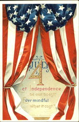 July 4 4th of July Postcard Postcard