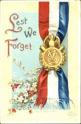 Lest We Forget Memorial Day Postcard Postcard