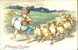 A Happy Easter Postcard