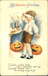 Halloween Greeting Postcard