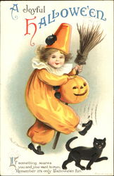 A Joyful Halloween Postcard