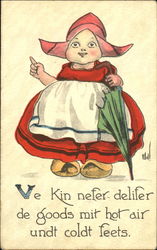 Dutch Girl Postcard