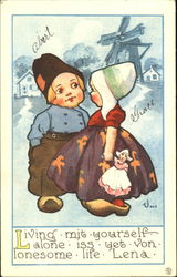 Dutch Children Bernhardt Wall Postcard Postcard