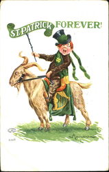 St. Patrick Forever! St. Patrick's Day Postcard Postcard