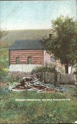 Kennedy Farmhouse Brown's Headquarters Postcard