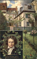 Beethoven Music Postcard Postcard