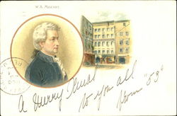 W. A. Mozart Music Postcard Postcard