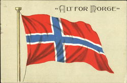 All For Norge Postcard