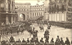 Coronation Procession Postcard