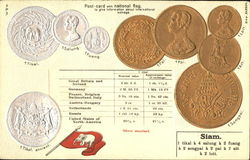 Siam Coins Postcard