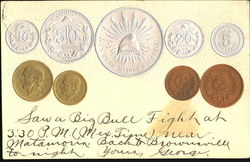 Mexican Coinage Mexico Money & Coins Postcard Postcard