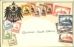 German South Africa Postcard