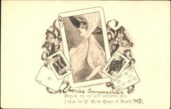 Queen of Hearts Postcard