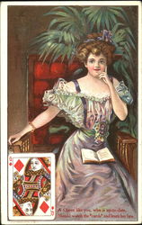 My Queen of Diamonds Postcard