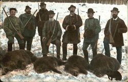 A Successful Hunt Postcard